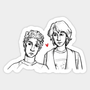 Bill and Ted's excellent adventure Sticker